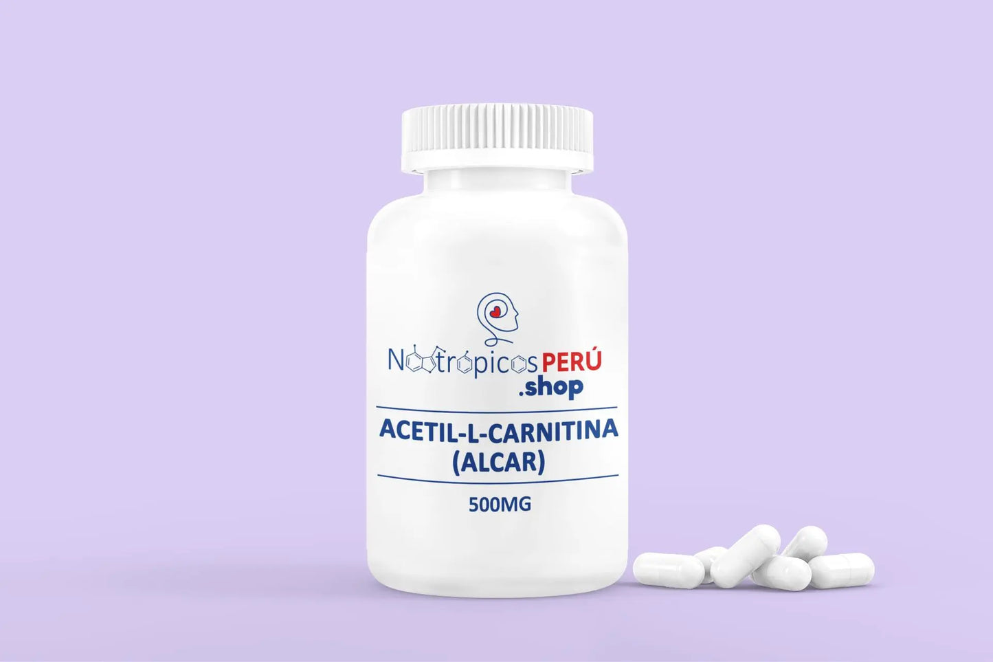 ALCAR 500mg - 100 cápsulas - Nootrópicos Perú