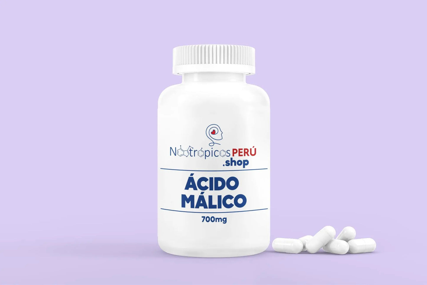 Acido málico 850mg - 100 cápsulas Nootrópicos Perú