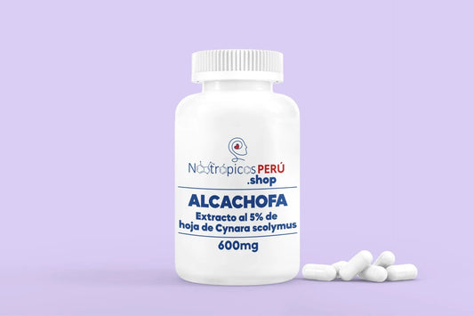 Alcachofa (Extracto de 5%) 600mg - 100 cápsulas Nootrópicos Perú