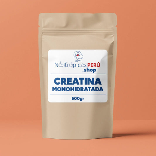 Creatina Monohidratada 500gr Nootrópicos Perú