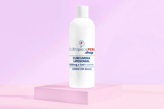 Curcumina Liposomal (500mg x 5ml) - 250ml Nootrópicos Perú