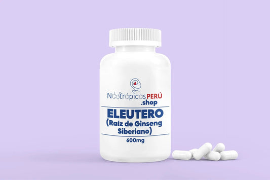 Eleutero (Ginseng siberiano) 600mg - 100 cápsulas Nootrópicos Perú