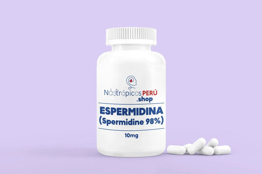 Espermidina (Spermidine 98%) 10mg - 100 cápsulas Nootrópicos Perú