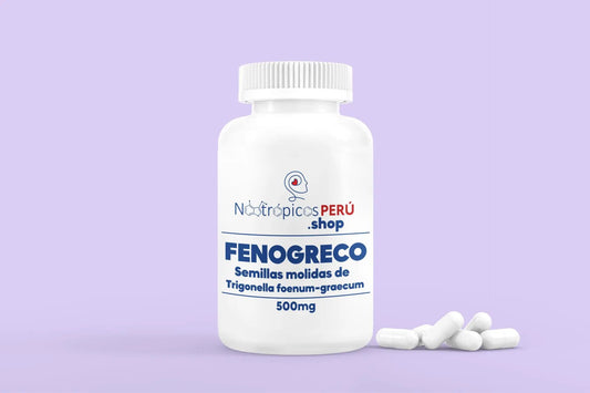 Fenogreco (semillas molidas) 500mg - 100 cápsulas Nootrópicos Perú