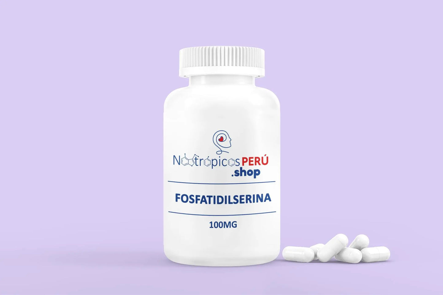 Fosfatidilserina 100mg - 100 cápsulas - Nootrópicos Perú