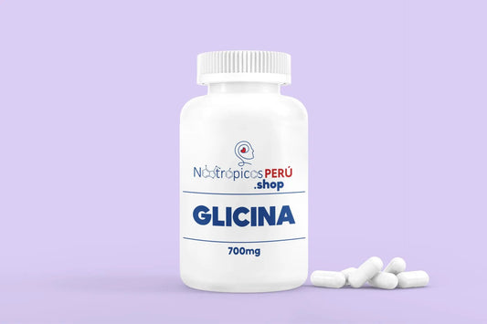 Glicina 700mg - 120 cápsulas Nootrópicos Perú