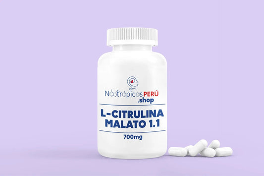 L-Citrulina Malato 700mg - 120 cápsulas Nootrópicos Perú