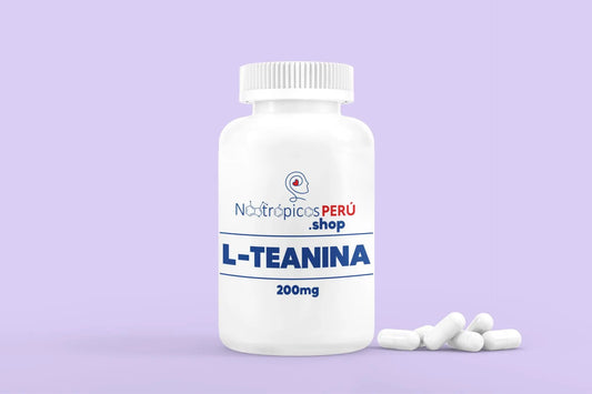 L-Teanina 200mg - 100 cápsulas Nootrópicos Perú