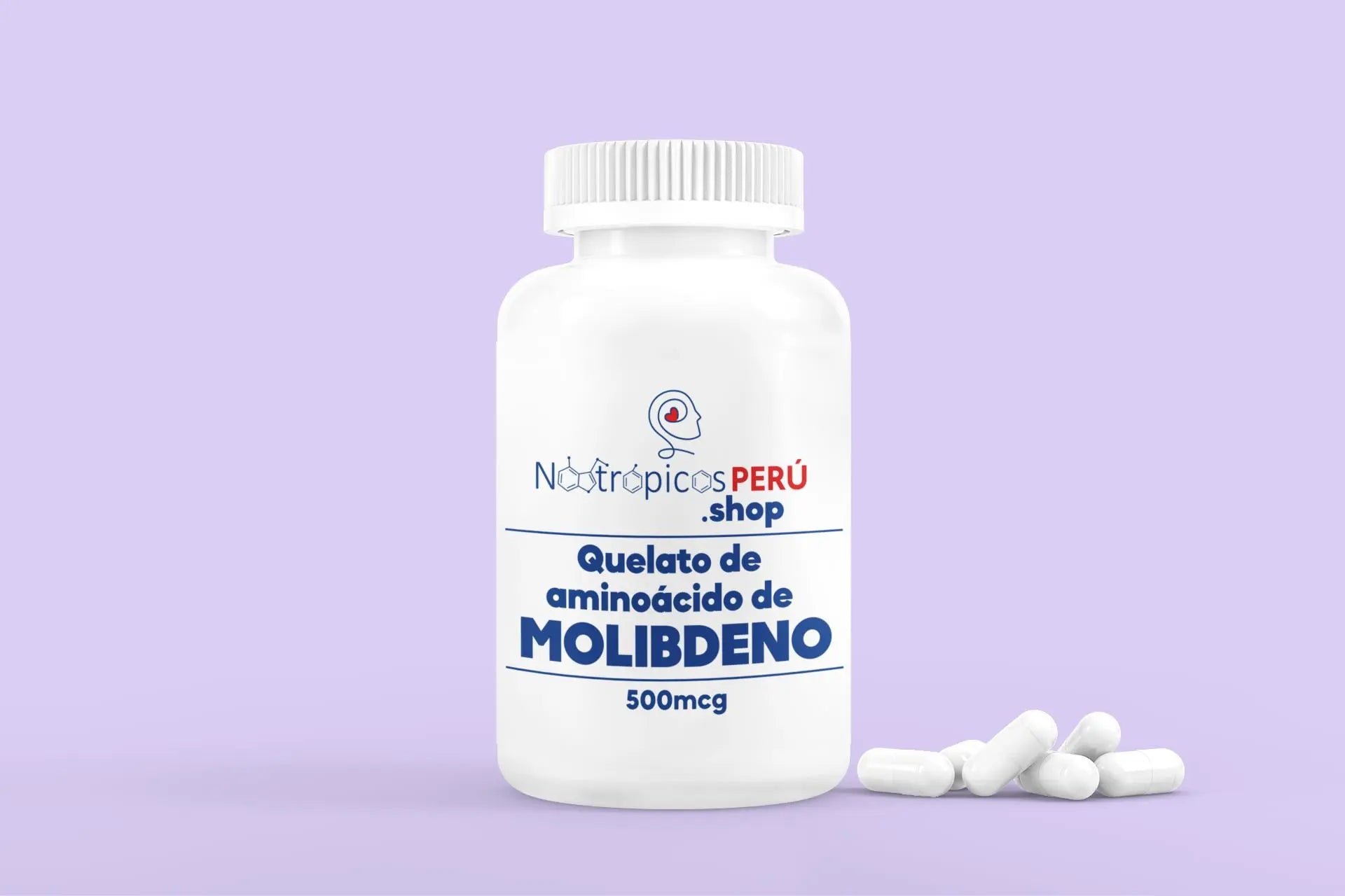 Molibdeno 500mcg - 100 cápsulas Nootrópicos Perú