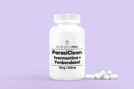 ParasiClean (Ivermectina + Fenbendazol) 12mg + 222mg - 100 cápsulas Nootrópicos Perú