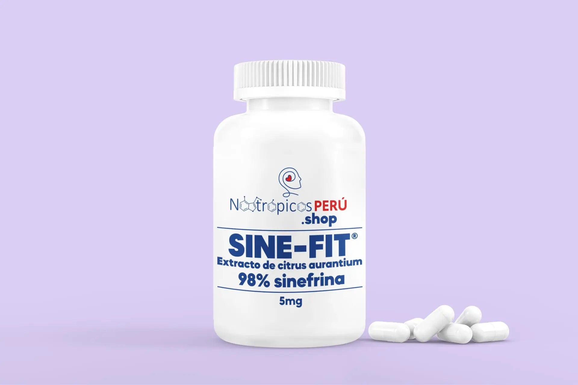 Sine-Fit (98% Sinefrina) 5mg - 200 cápsulas Nootrópicos Perú