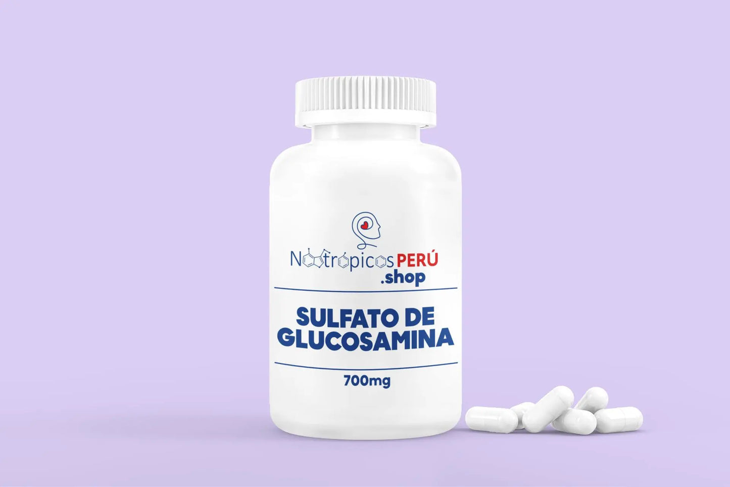 Sulfato de Glucosamina 700mg - 100 cápsulas Nootrópicos Perú