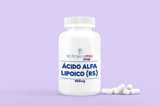 Ácido Alfa Lipoico (R-ALA) 500mg - 100 cápsulas Nootrópicos Perú